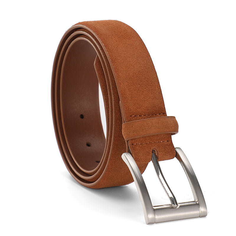 SUEDE BELT | CHESTNUT