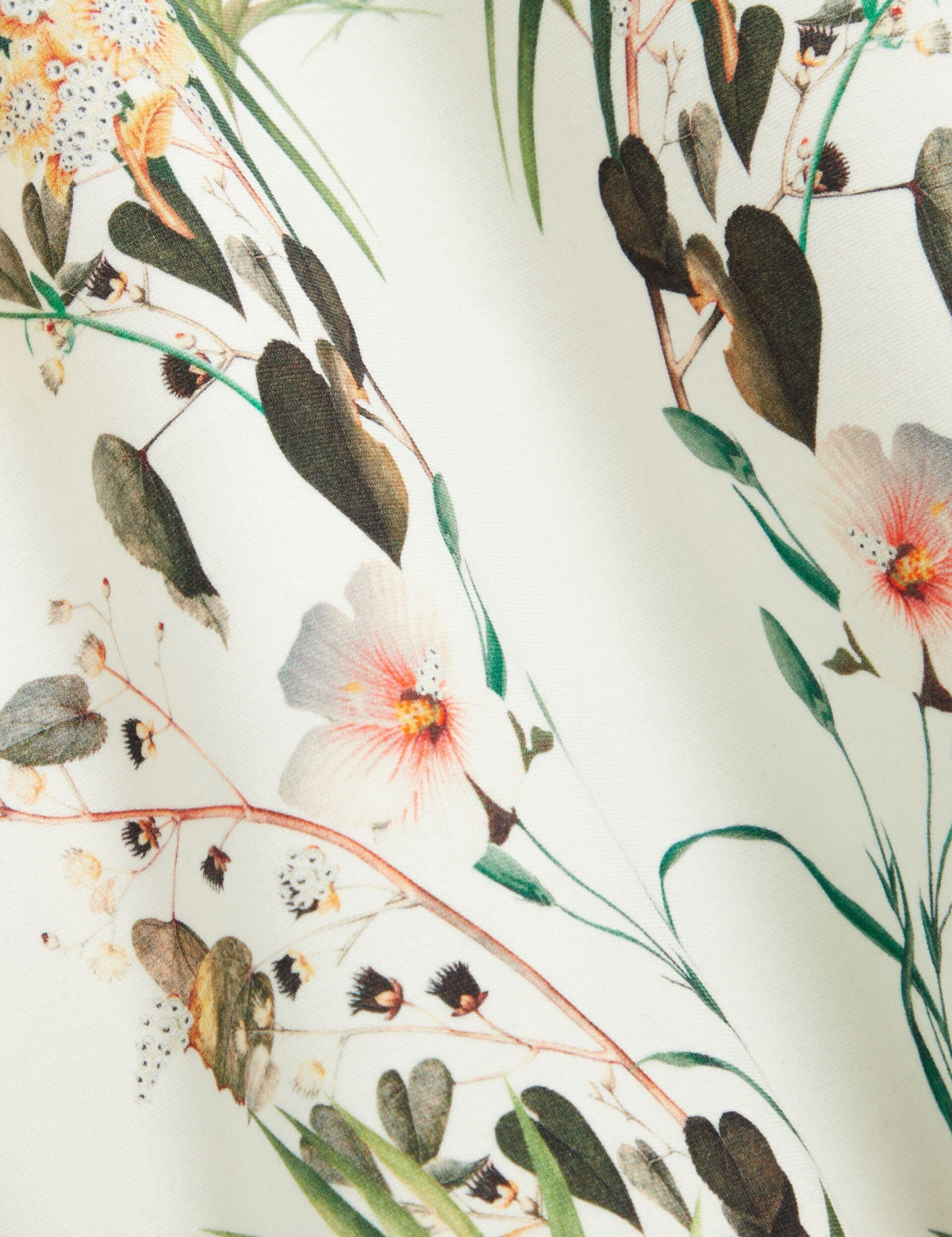 ALLOVER FLORAL T-SHIRT | ULTRA WHITE