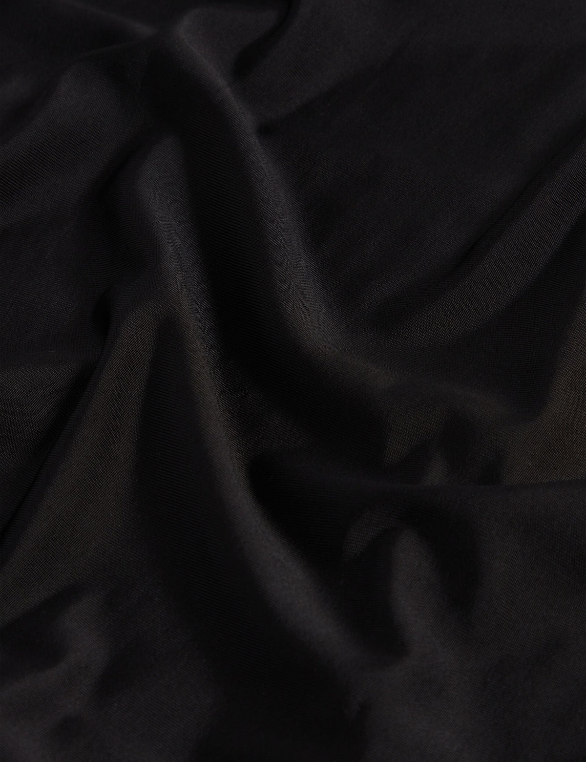 SOLID BLACK TSHIRT WITH SEAM DETAIL | RICH BLACK