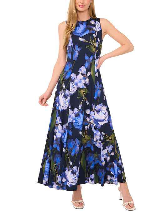 SLEEVELESS MAXI DRESS | CLASSIC NAVY