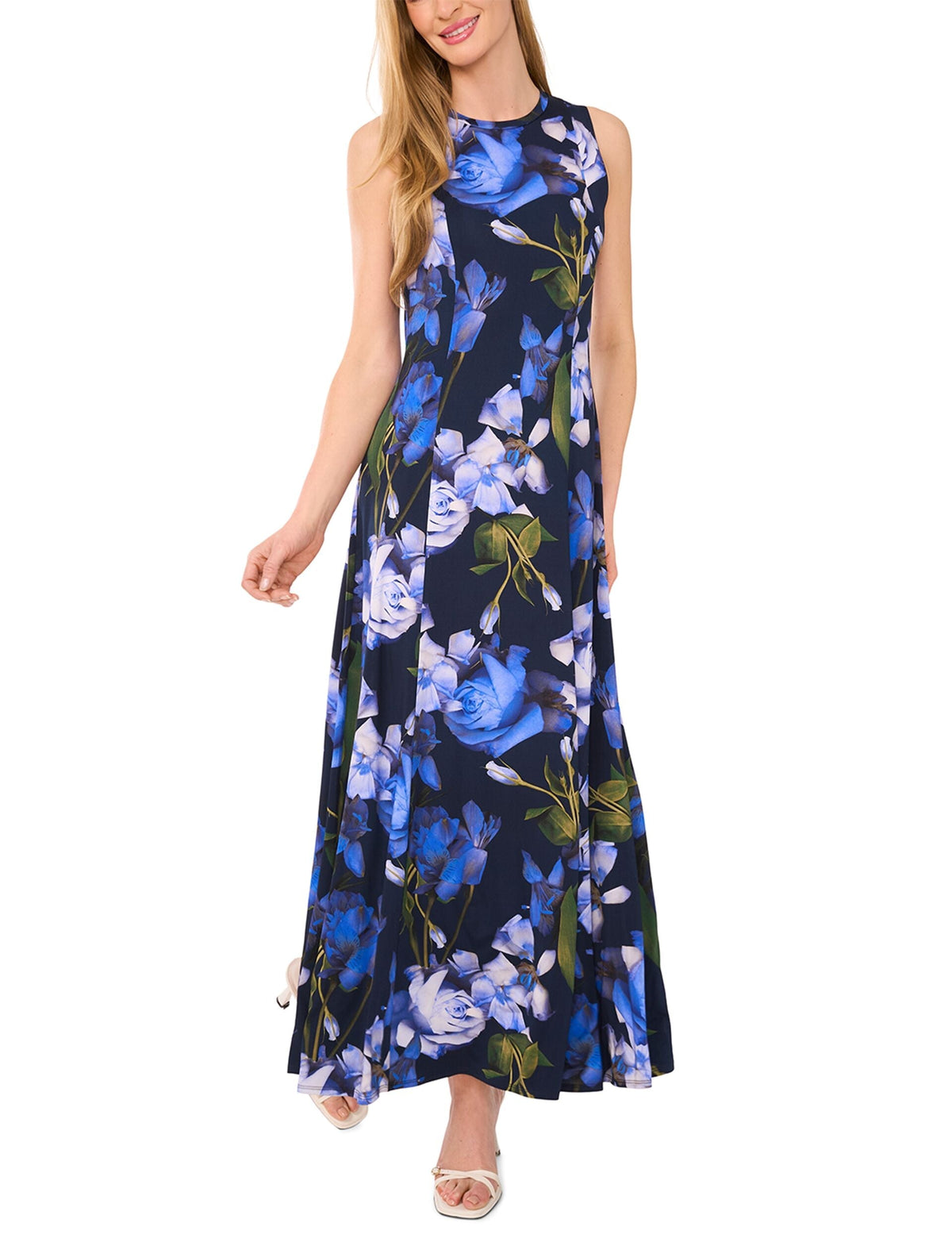SLEEVELESS MAXI DRESS | CLASSIC NAVY