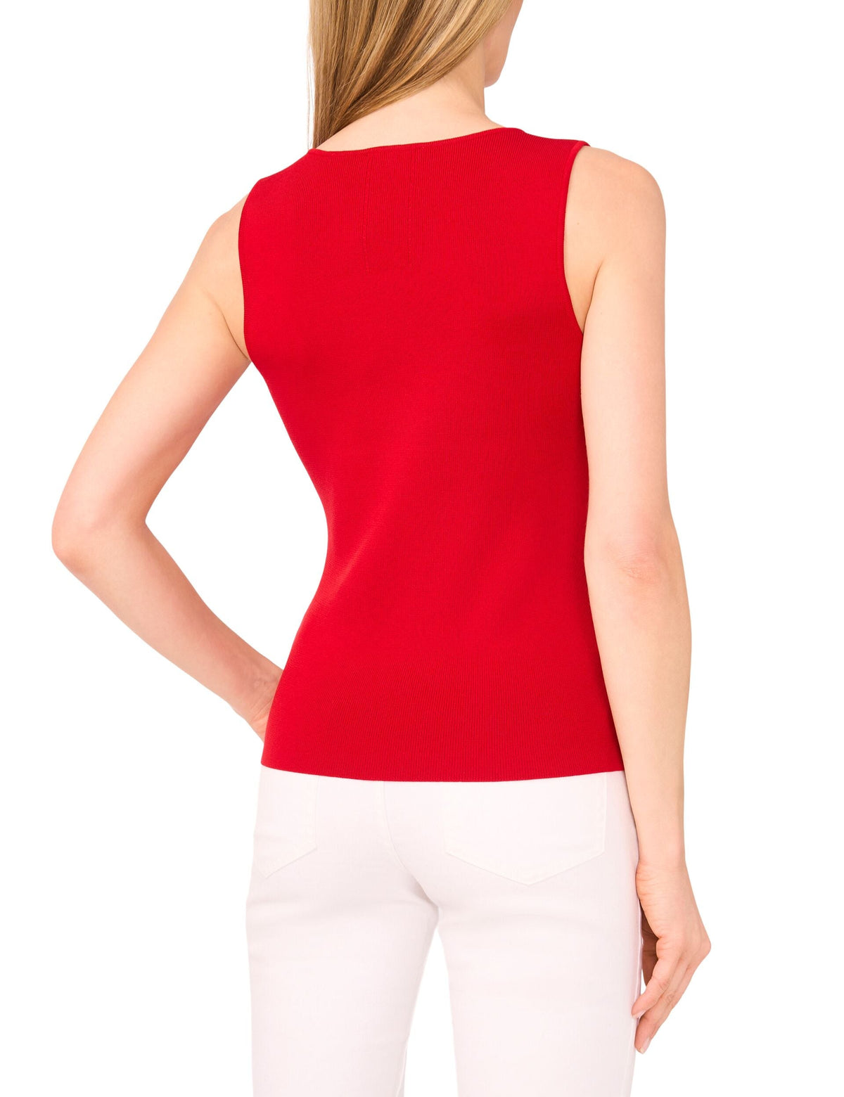 SLEEVELESS V-NECK TOP | SALSA