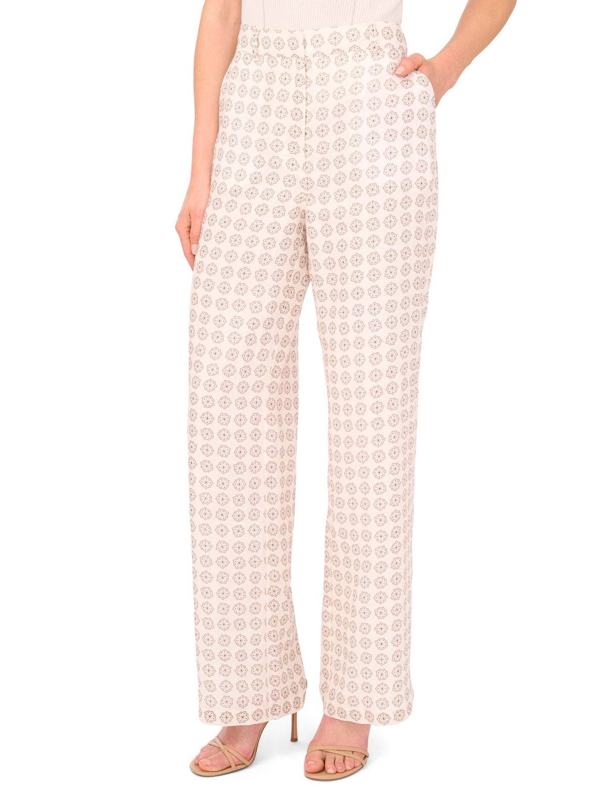 HIGH-WAISTED STRUCTURED PANT | NEW IVORY