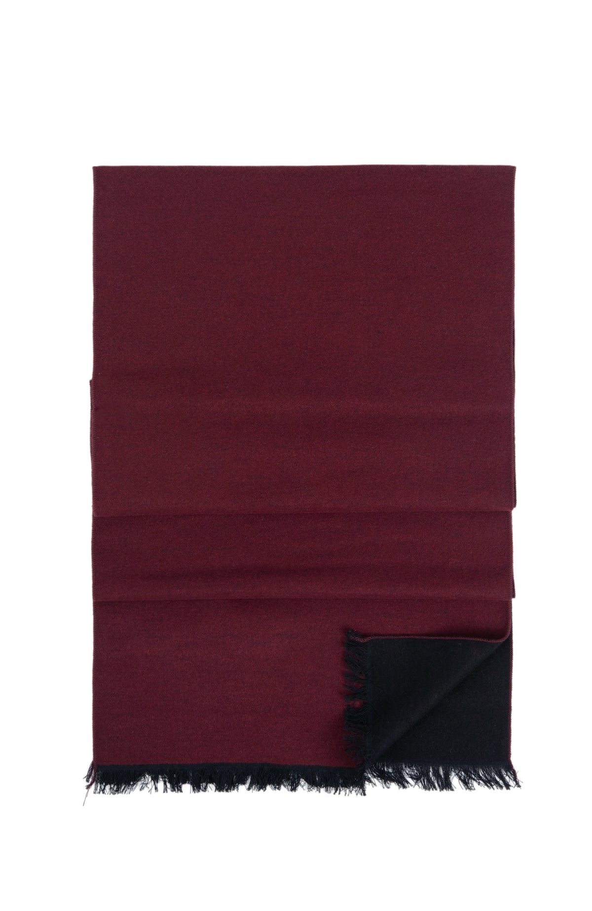 TWO TONE SCARF | BURGUNDY
