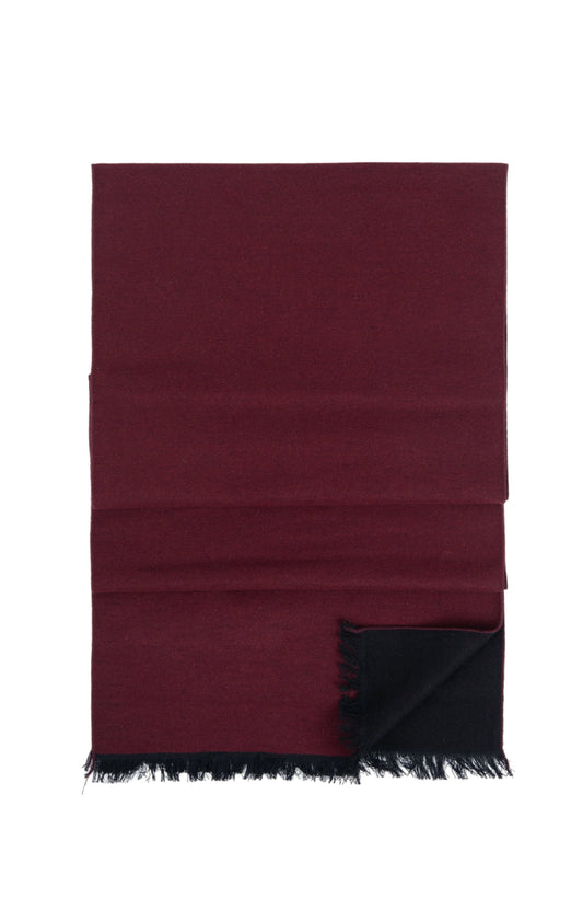 TWO TONE SCARF | BURGUNDY