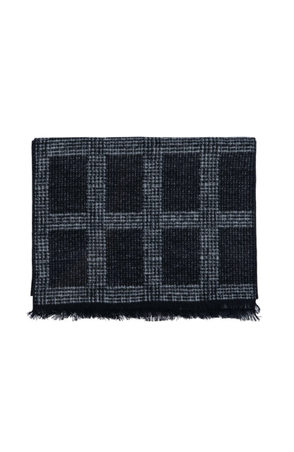 PLAID SCARF | GREY
