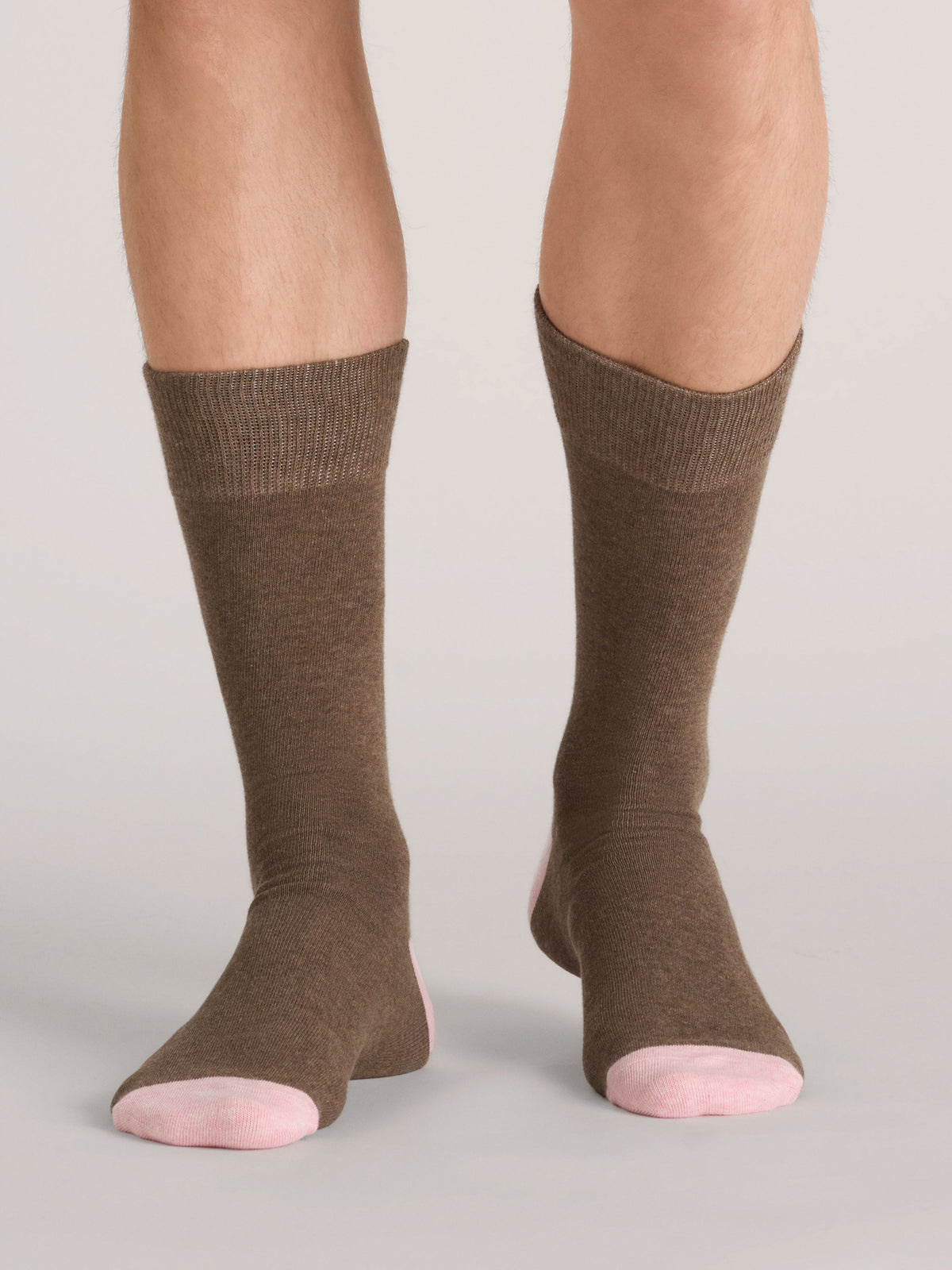 3 PK Men's Non Terry Crew | MID-GREY