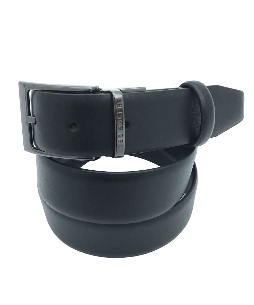 LOGO REVERSIBLE BELT | BLACK